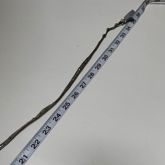 BNWT- Nakamol Chicago Grey Leather Beaded Bracelet - Picture 4 of 4